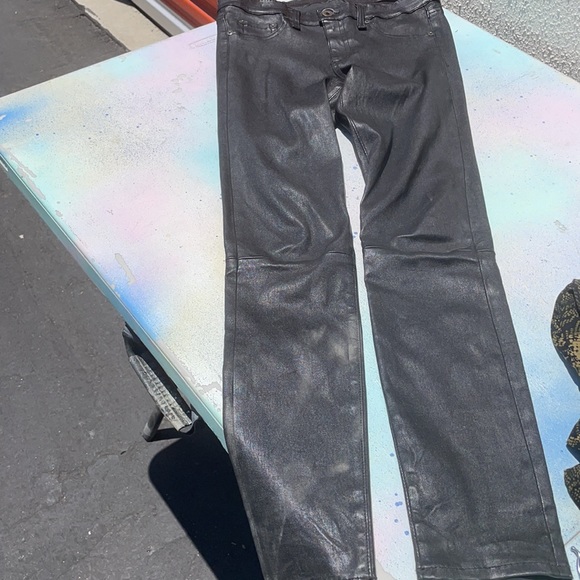 Rag & Bone Leather Pants - Picture 2 of 5